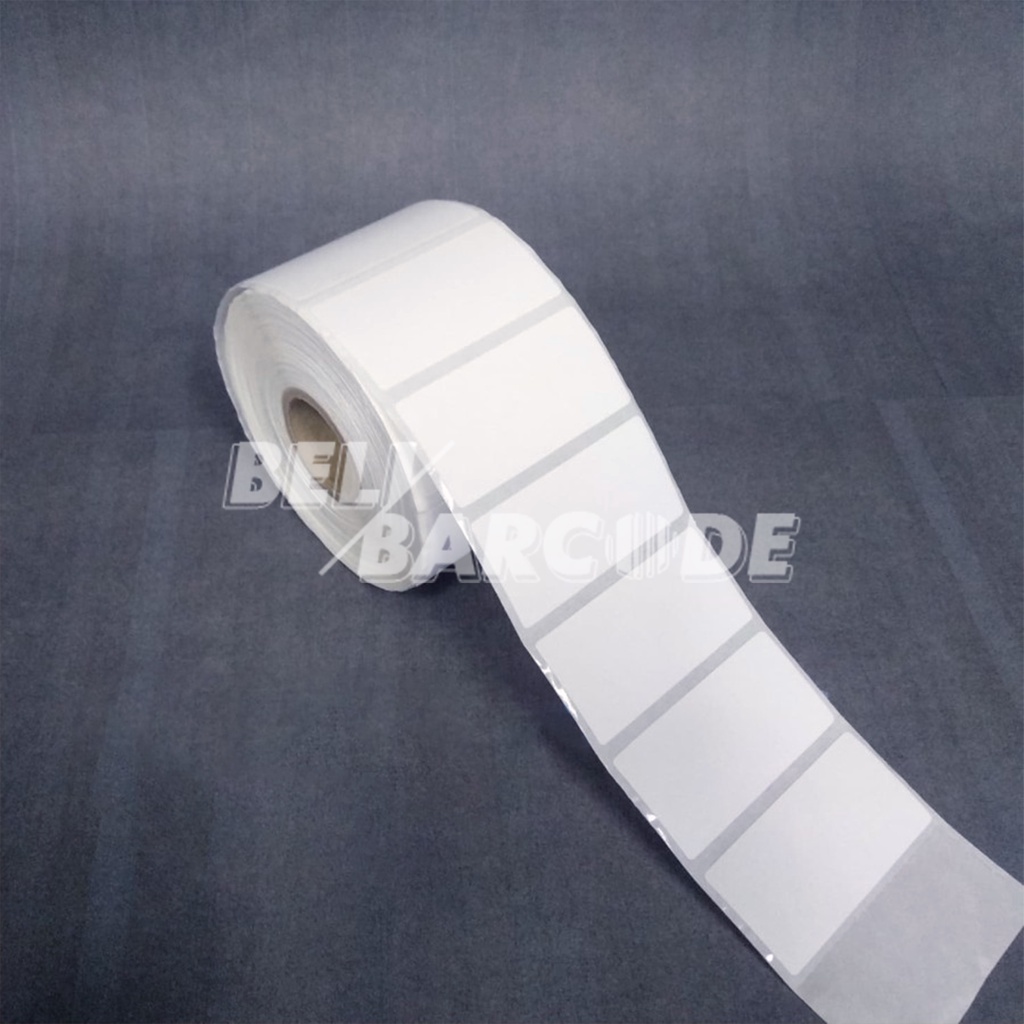 Label Barcode Thermal 50 x 25mm 1 Line Isi 800 Pcs