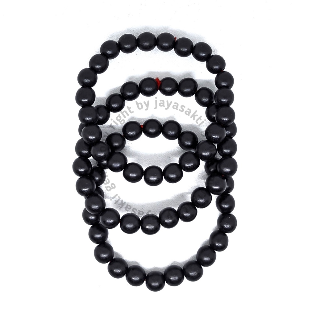 Gelang Kayu Galih Kelor Hitam Tenggelam di Air Original