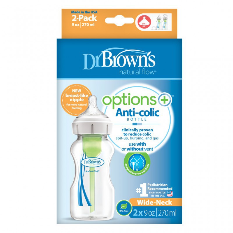 Dr Brown's PP Options Plus Twin Pack (Ready Varian Ukuran)