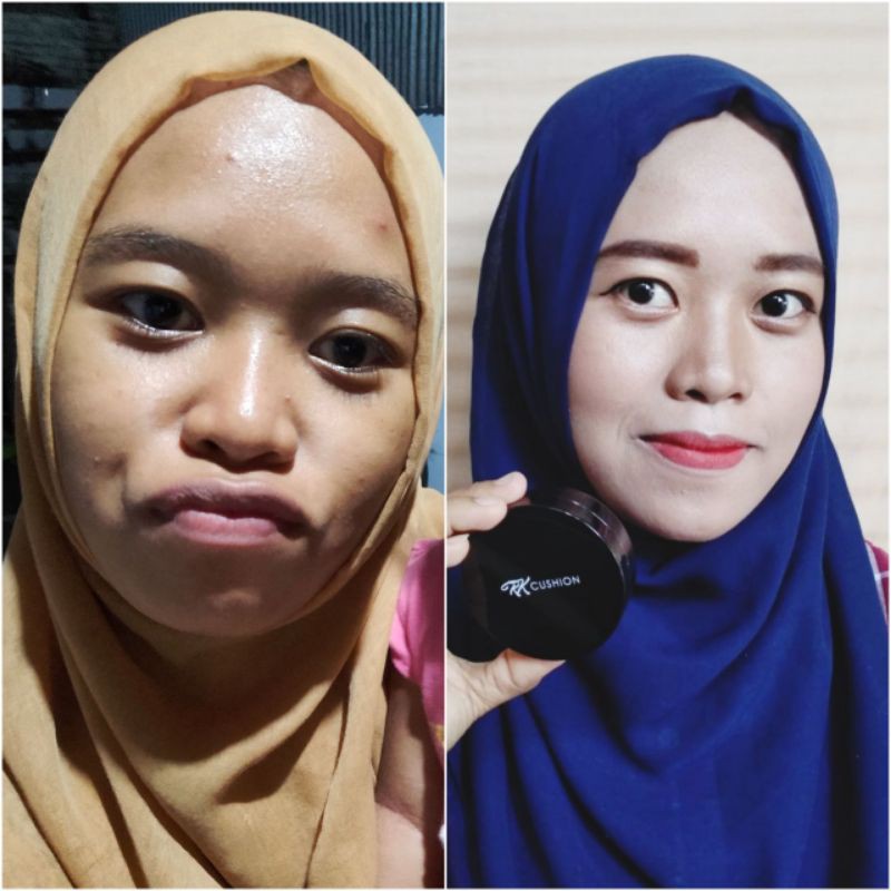 RK GLOW BB CUSHION WARNA NATURAL DAN IVORY TAHAN LAMA HINGGA 12 JAM