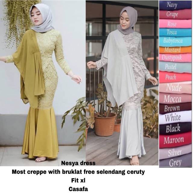 AL31_NESA DRESS asli cantik
