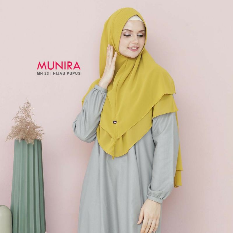 Khimar munira MH 23 Khimar Ceruti Khimar jumbo Khimar terbaru Khimar polos Khimar lebaran