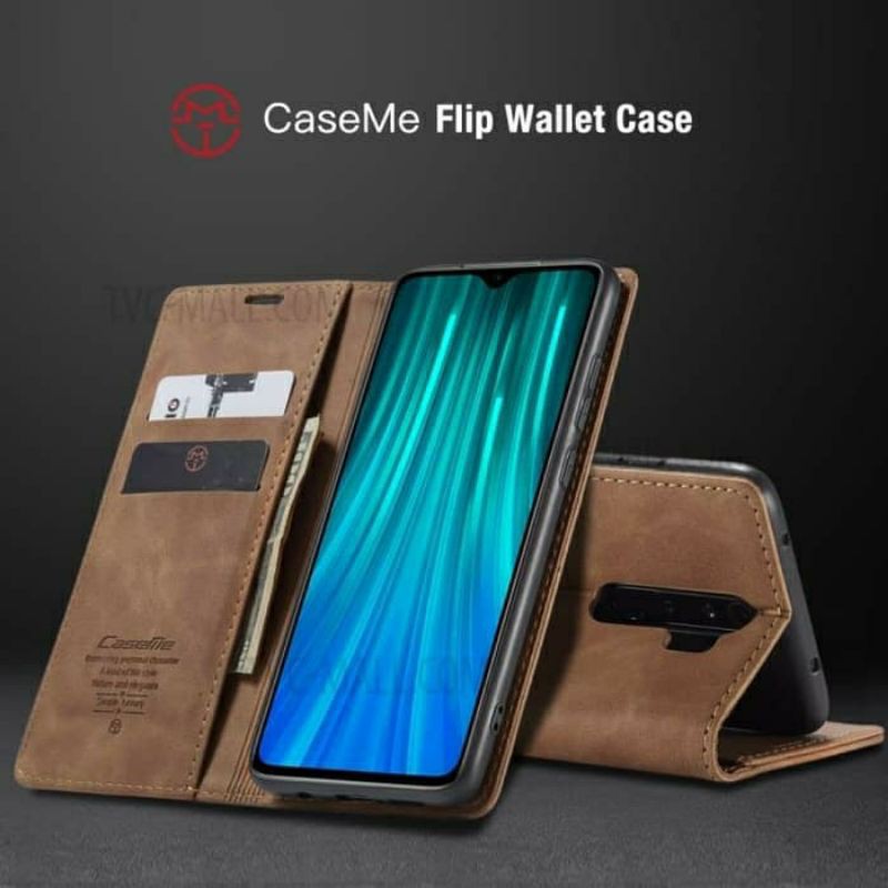 Standing Case Xiaomi Redmi Note 8 pro / Redmi Note 8 Sarung Dompet lipat Caseme