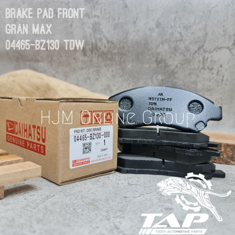 BRAKE DISC PAD - KAMPAS REM DEPAN GRAND MAX GRANMAX LUXIO