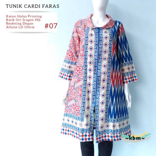 Tunik cardi faras batik ori sragenan