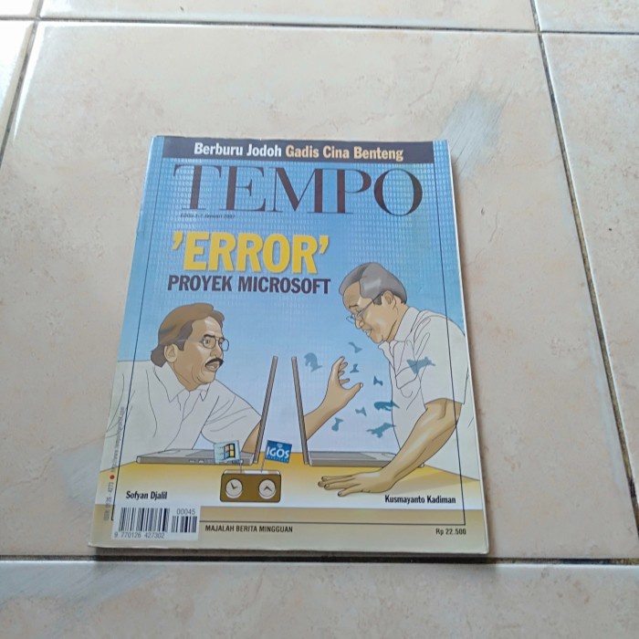 ORI MAJALAH TEMPO EDISI 1-7 JANUARI 2007 ERROR PROYEK MICROSOFT