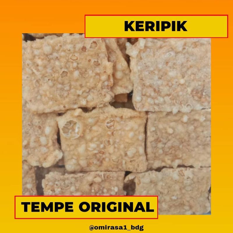 

Keripik Tempe Original oleh-oleh Bandung Omirasa 1