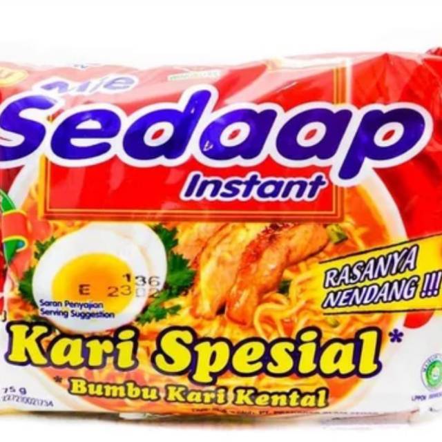 

Mie sedap instant rasa kare ayam