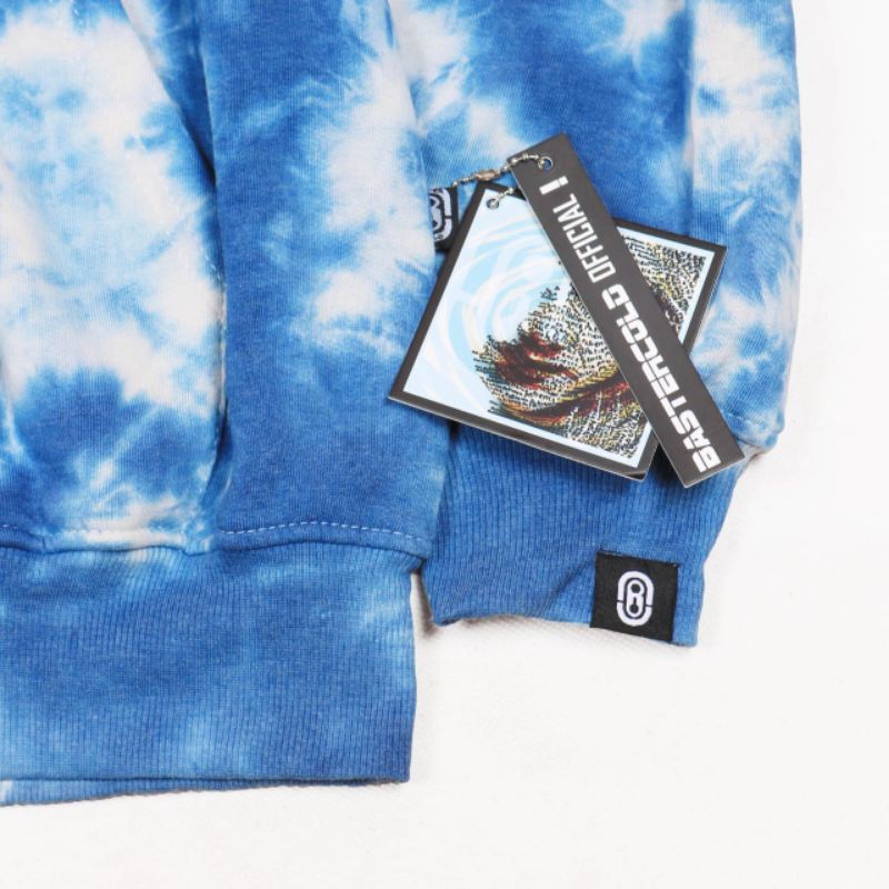 JAKET SWEATER HOODIE BSTR TIE DYE SIMPLE UNISEX PREMIUM QUALITY