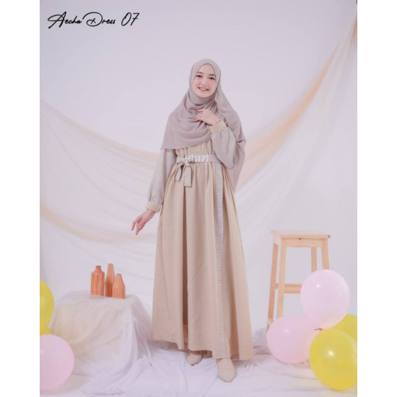 OPEN PO 18-20 Februari - Etuzi - Aecha v2 Dress Gamis Syari