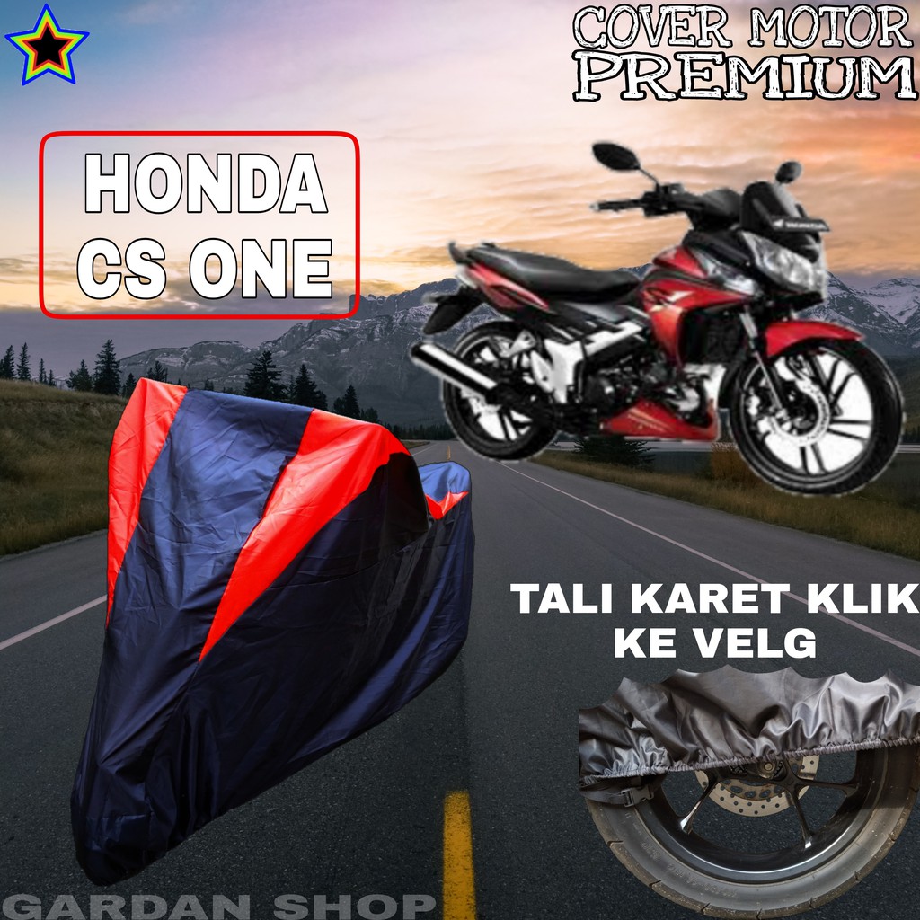 Sarung Motor HONDA CS ONE Hitam MERAH Body Cover Penutup Pelindung Motor Honda Cs PREMIUM