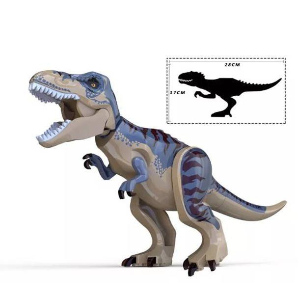Lego Dinosaurus Jurassic World Trex Tyrannosaurus - Blue Trex