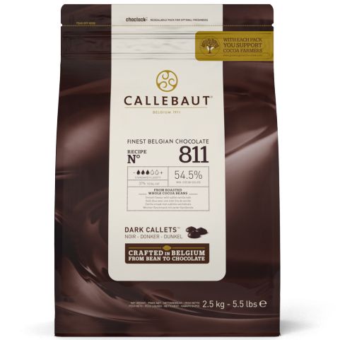 

Siap Kirim Callebaut 811Nv Dark Chocolate Couverture 54,5% 1Kg