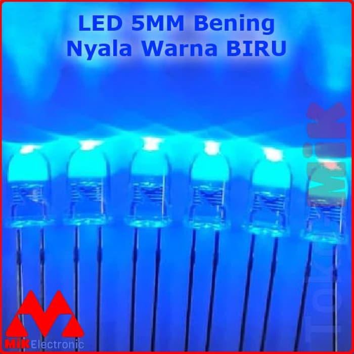 

HARGA TURUN LED 5MM 5 MM BENING NYALA WARNA BLUE / BIRU MIK robot shopee