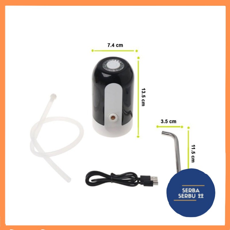 Pompa Galon Elektrik Recharge Dispenser Air Galon Charge DISPENSER USB