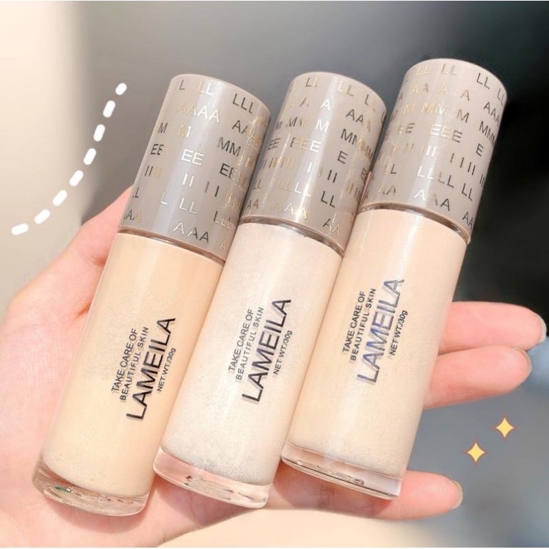 Jual LAMEILA NEW Foundation Concealer Tiga Warna Take Care Of Beautiful