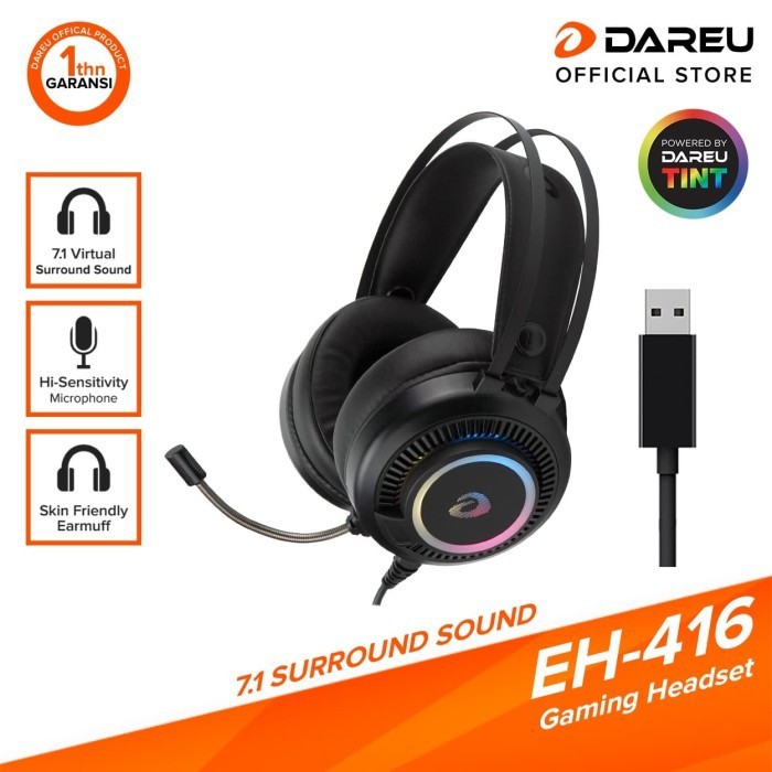 PROMO HEADSET GAMING 7.1 MURAH Surround Sound RGB Gaming Headset