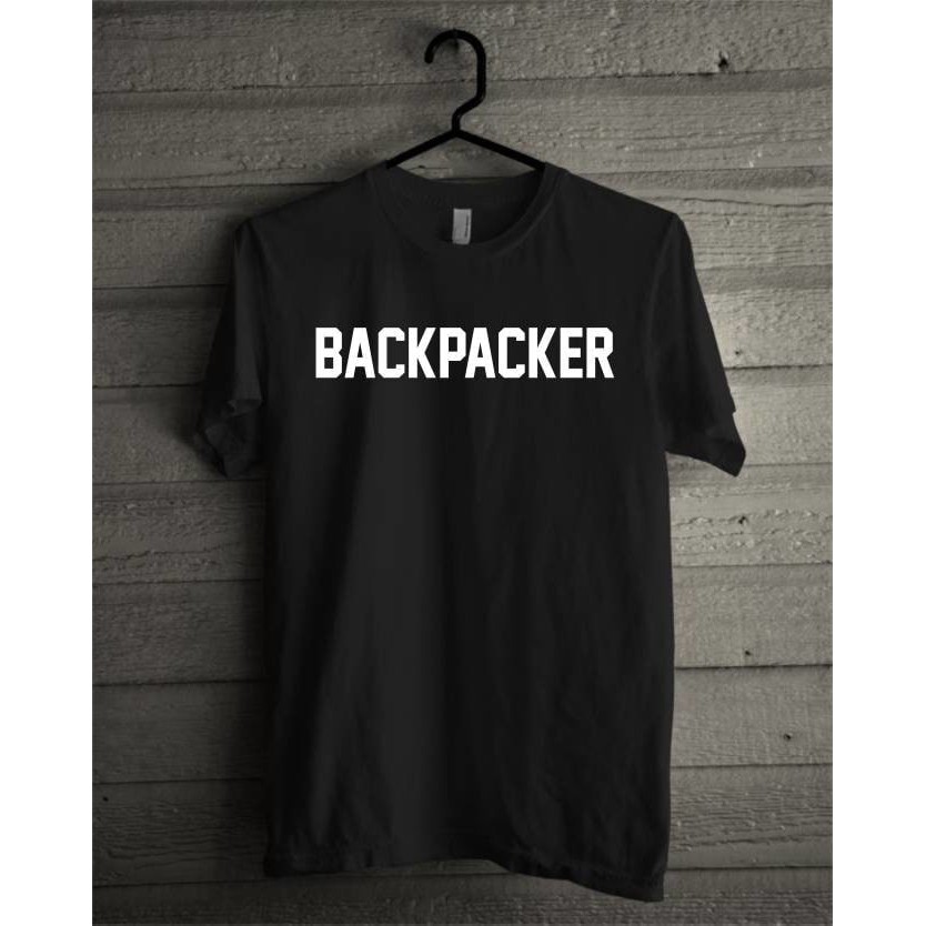 Kaos Backpacker katun combed 30s