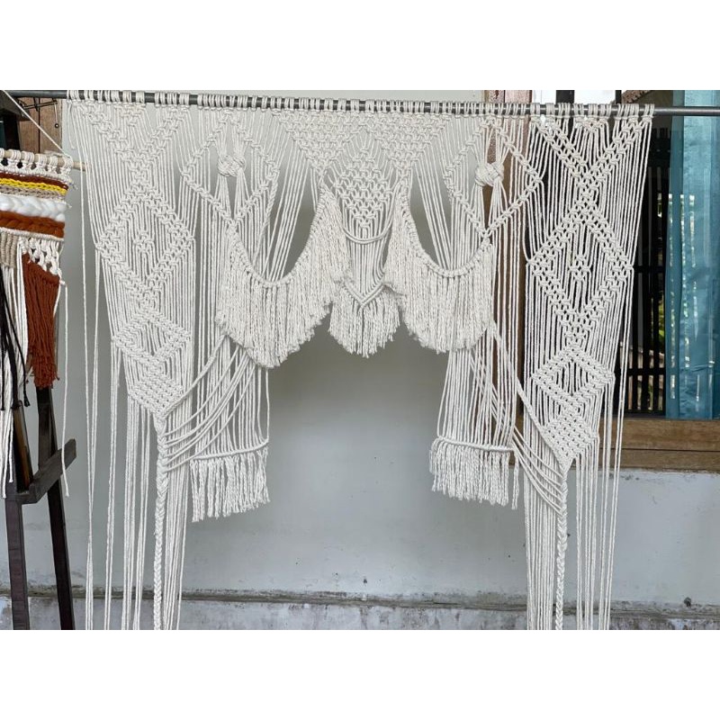 READY STOK) macrame tirai pintu / macrame wall hanging (TP 002)