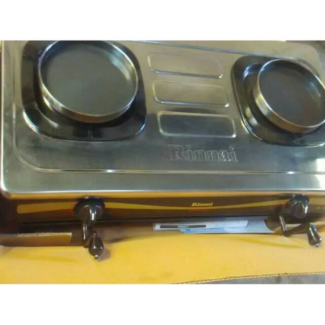 Kompor leker putar otomatis 2 tungku 20cm