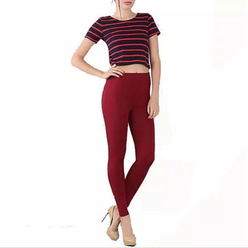 Legging polos panjang Spandex Standart