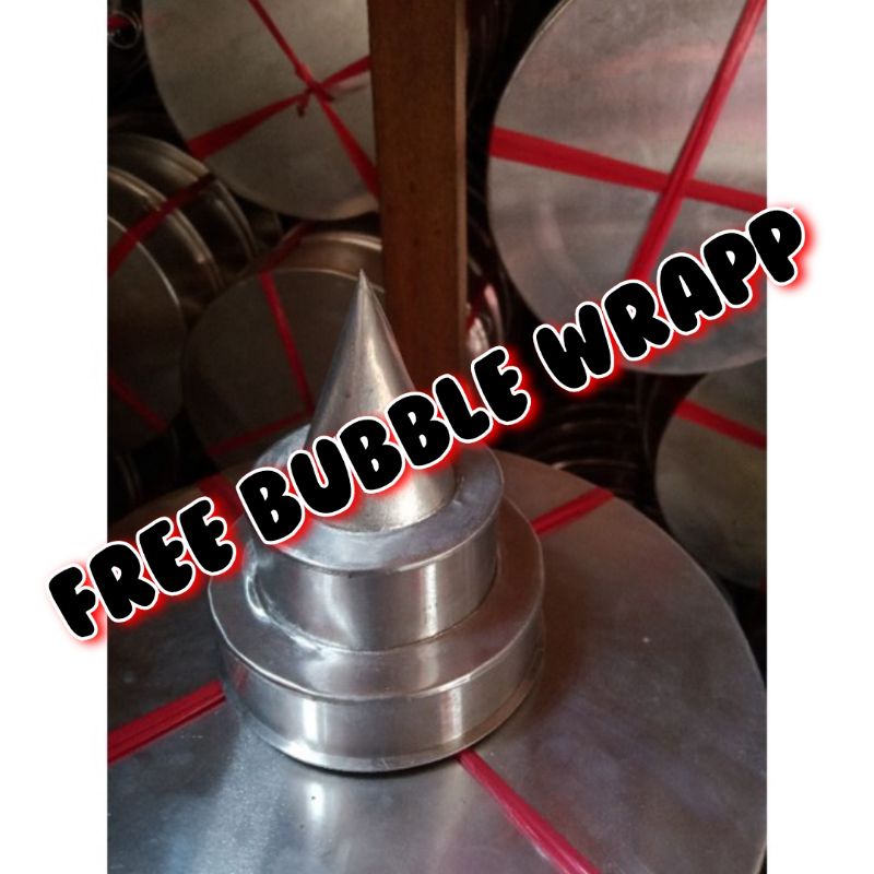 TUMPENG SUSUN CANDI MINI, TUMPENG CANDI SUSUN 10x12 BAHAN ALUMINIUM BARU UNTUK NASI KUNING