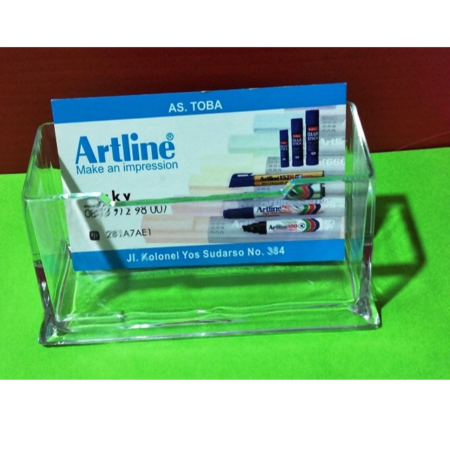 

Stand Display tempat Kartu Bisnis/Nama Bahan Akrilik Transparan