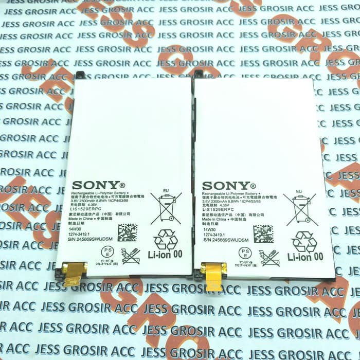 Baterai ORIGINAL SONY XPERIA Z1 Mini Z1C SO-02F Z2 D5503 LIS1529ERPC