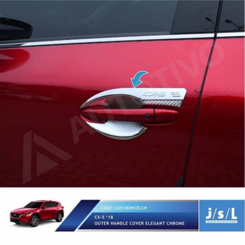 Outer mangkuk handle mobil mazda Cx5 chrome