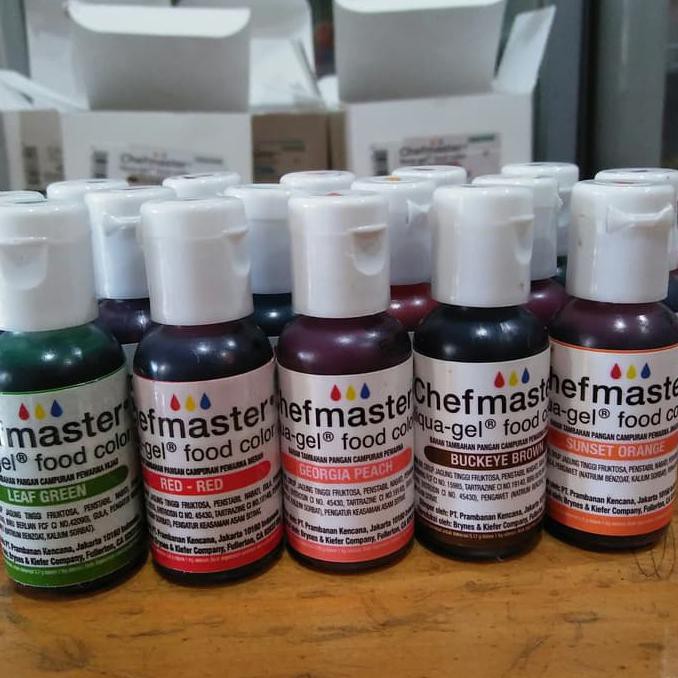 

pewarna makanan chefmaster KOMPLIT Kode 1058
