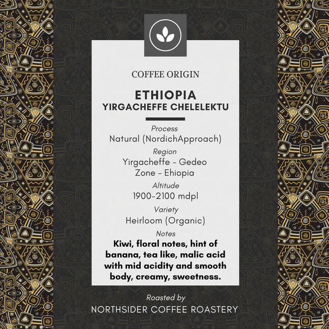 

Kopi- BIJI KOPI ARABIKA ETHIOPIA YIRGACHEFFE CHELELEKTU NATURAL - 100GR - BIJI KOPI -Biji-Kopi.