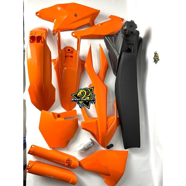 BODY SET KTM 85 2020 / Body set ktm 85 2020 Body fullset ktm 85 tahun 2020 plus jok dan tangki / BODY SET TRAIL BEBEK