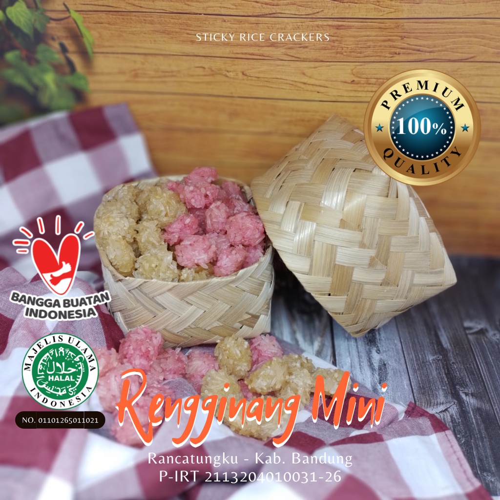 

Rangginang Mini Mentah Campur Terasi Gula Aren 200 gram