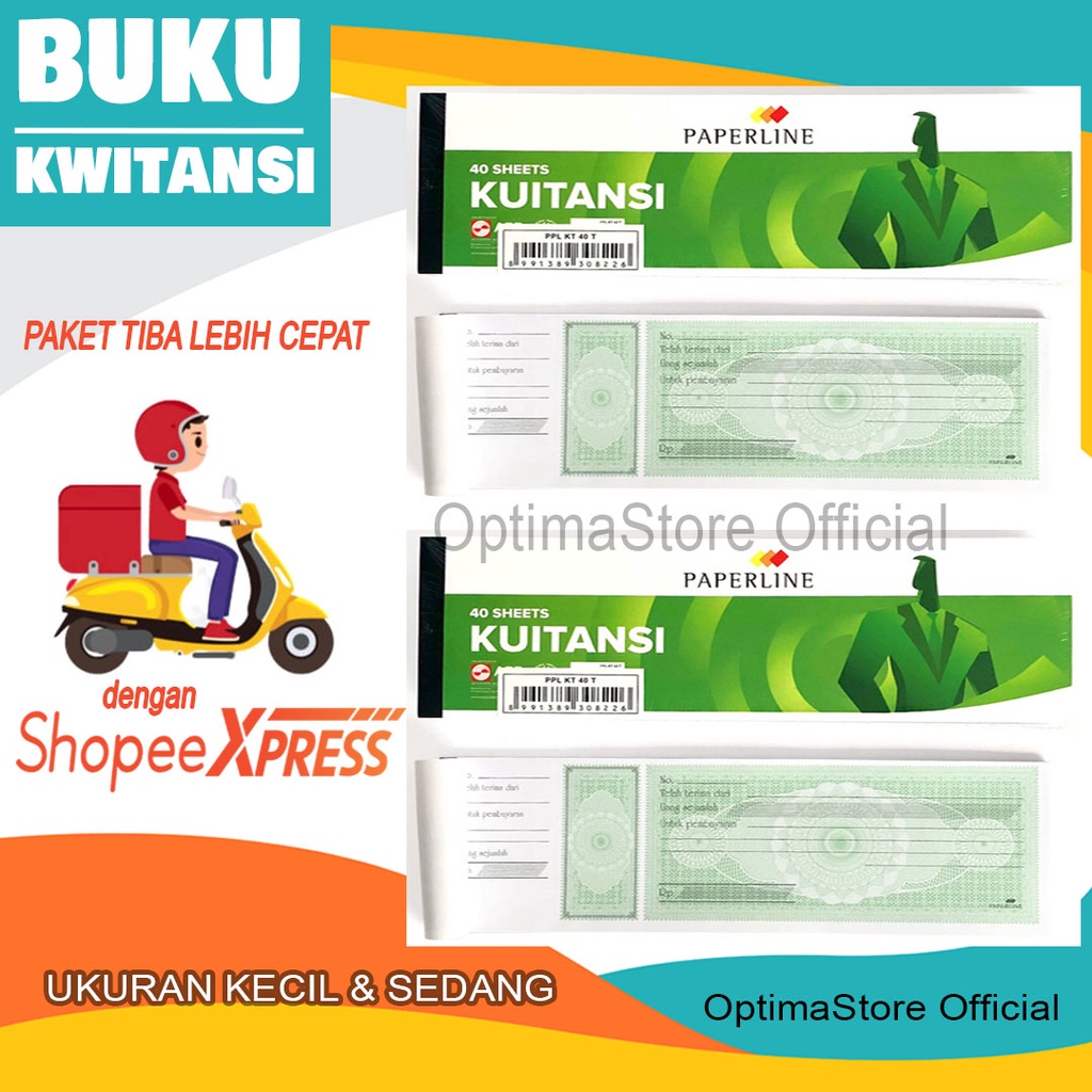 

BUKU KUITANSI PAPERLINE 40 SHEETS