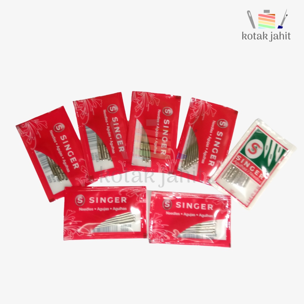 Jarum mesin jahit merk singer per bungkus mesin jahit portable dan klasik hitam jadul singer brother