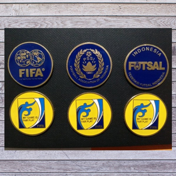 Coin Tos Wasit FIFA - PSSI - Futsal / Koin Wasit / Perlengkapan Wasit