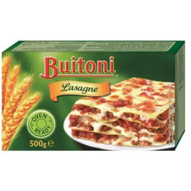 

Buitoni Lasagne Oven Ready 500g Lasagna Import