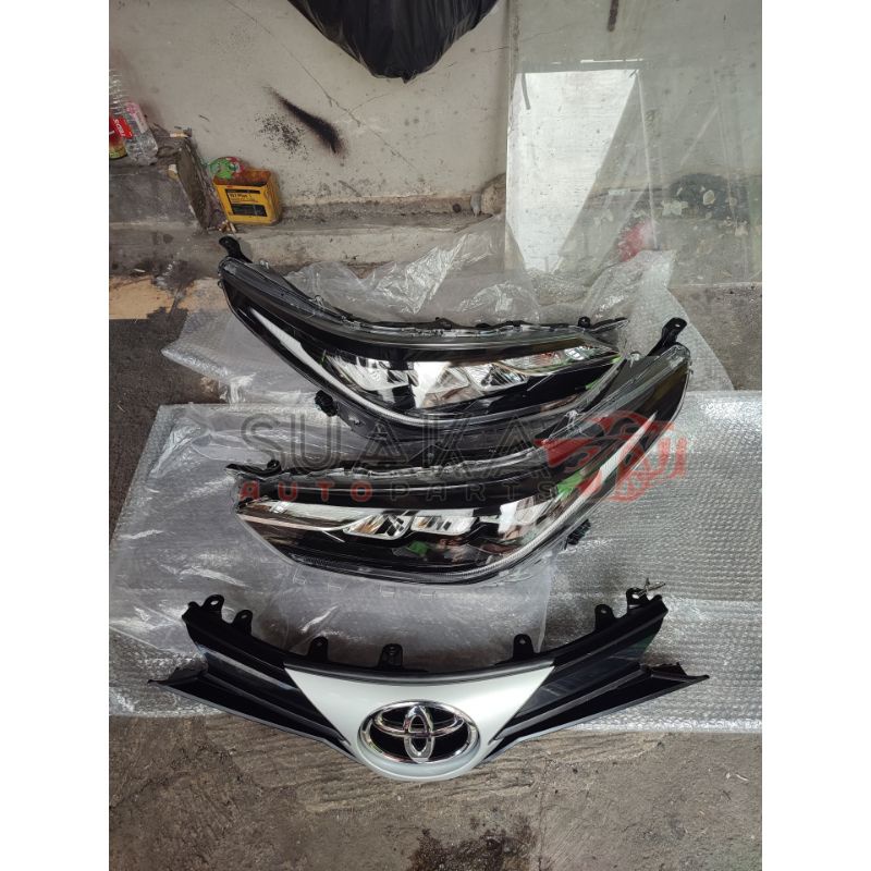 headlamp lampu depan yaris new 2020 2021 original
