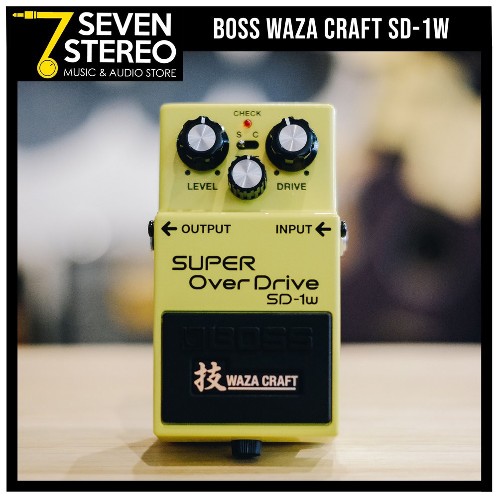 Boss SD-1W SD1W Super Overdrive Waza Craft Guitar Effect Pedal