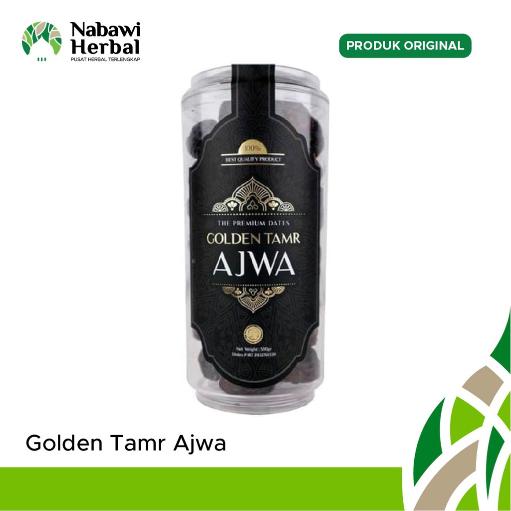 

Kurma Ajwa 500gr - Golden Tamr