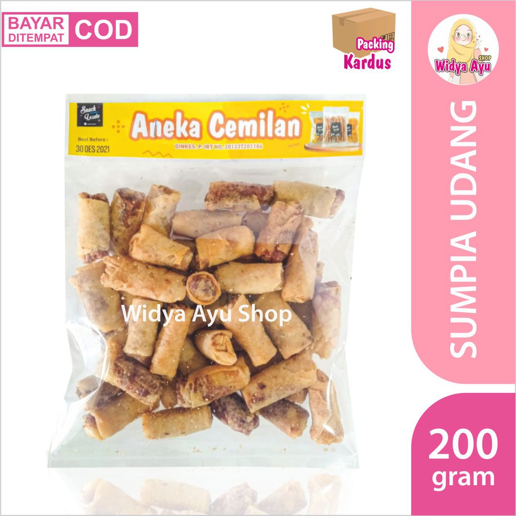 

Sumpia Udang 200GR / Sumpia Ebi Sumpia Abon Rasa Udang / Sumpia Udang Kiloan Murah Widya Ayu Shop