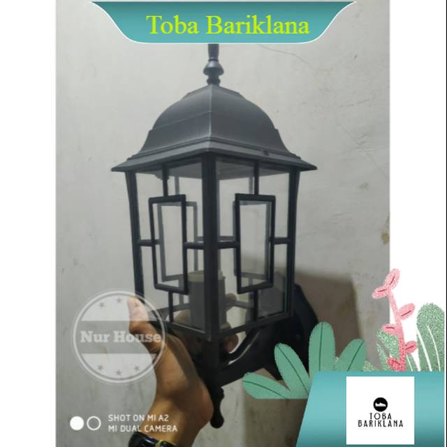 lampu dinding teras lampu taman 5022 hiyam klasik