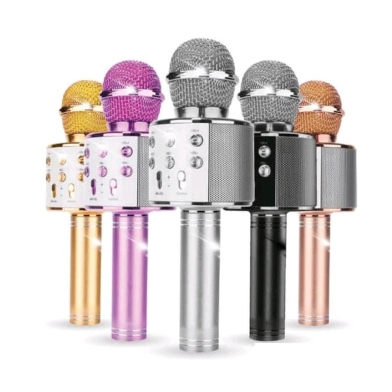 *Real* Microphone Karaoke Wireless WS-858 Portable , High Sound and Speaker Premium