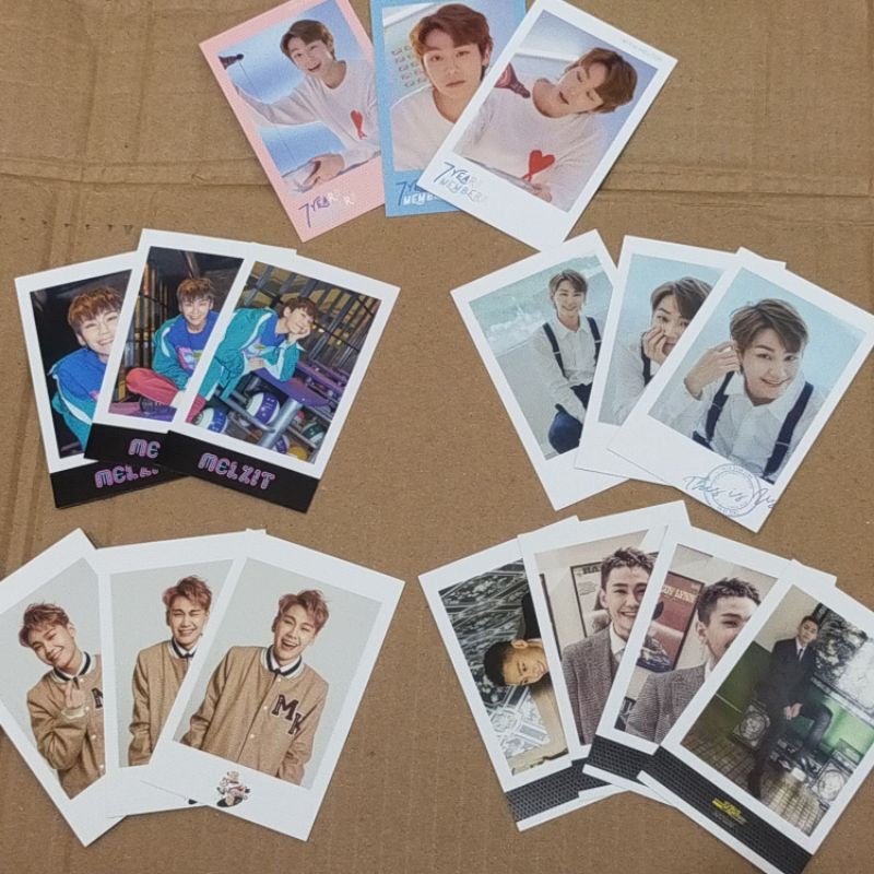 BTOB JUNG ILHOON POLAROID OFFICIAL THIS IS US MELZIT PLAYGROUND 7YEARS7MEMBERS OUR CONCERT EUNKWANG 