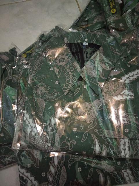 Merak Puspita Kemeja Batik Pria Lengan Panjang Bahan Katun Halus Full Furing By Aljaya Batik
