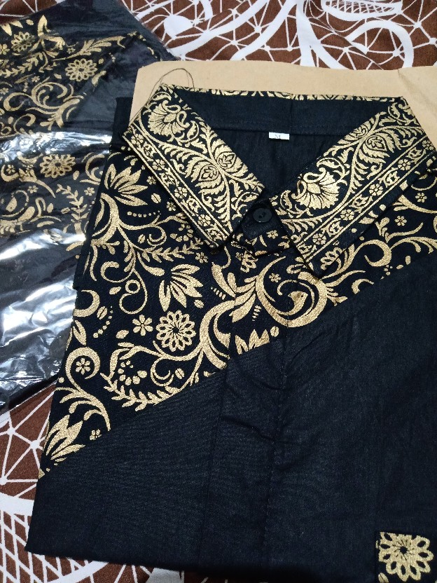 Kemeja Batik Pria Kombinasi Keren Banget