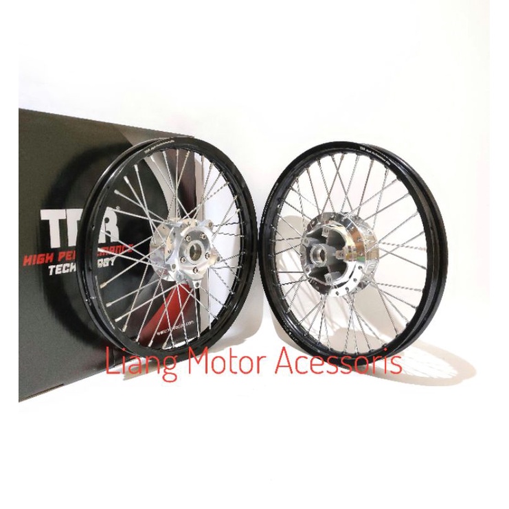 Sepaket Velg TDR Ring 17 Tromol Set Jari2 - Yamaha Jupiter MX King / MX King 150. Bonus Rakit Plus S