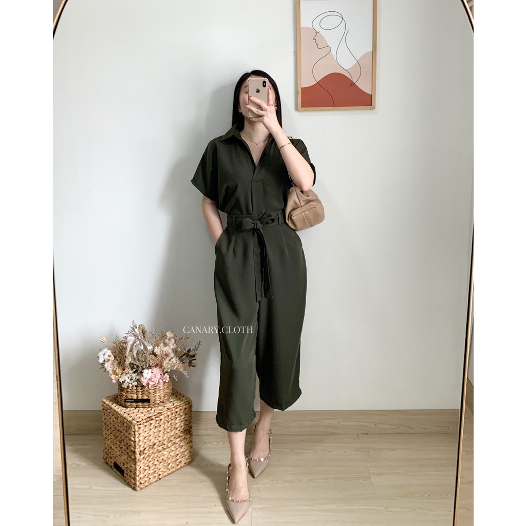 Jasmine Set Atasan dan Kulot-Dark Army