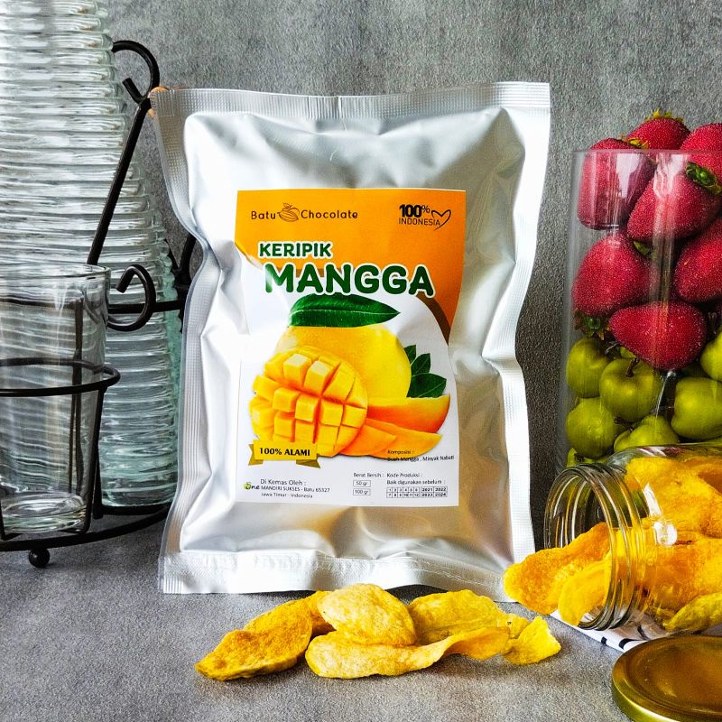 KERIPIK MANGGA (  ISI : 100 GRAM  )