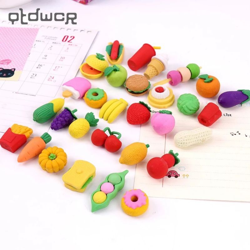 fruit eraser penghapus pensil motif buah penghapus pensil unik